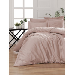 Луксозно спално бельо от 100% сатениран памук - SNAZZY PUDRA от StyleZone