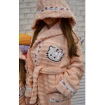 Детски хавлиен халат за момиче с бродерия - ПРАСКОВА от StyleZone