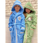 Детски хавлиен халат за момиче с бродерия - РЕЗИДА от StyleZone