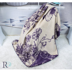 Стилно памучно одеяло  - ПЕПЕРУДИ В  ЛИЛА от StyleZone