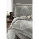  Луксозно спално бельо от  сатениран памук- MILENA BEIGE от StyleZone