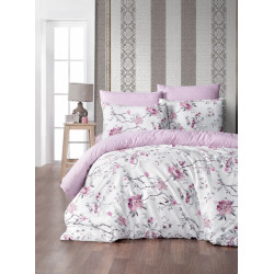  Луксозно спално бельо от  сатениран памук- EVA PINK от StyleZone