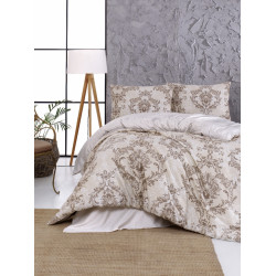  Луксозно спално бельо от  сатениран памук - SAROX BROWN от StyleZone