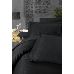 Луксозно спално бельо от 100% памучен сатен - жакард - SIRAY BLACK от StyleZone