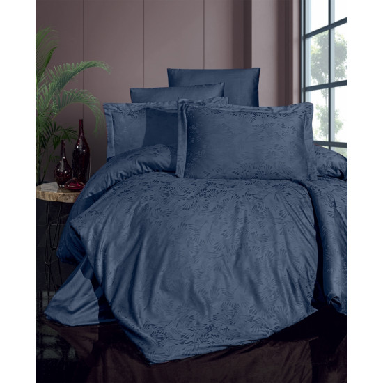 Луксозно спално бельо от 100% памучен сатен - жакард - WELLA DENIM от StyleZone