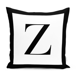 Декоративна арт възглавница буква - Z от StyleZone