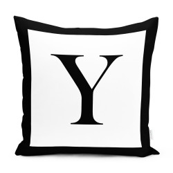 Декоративна арт възглавница буква - Y от StyleZone