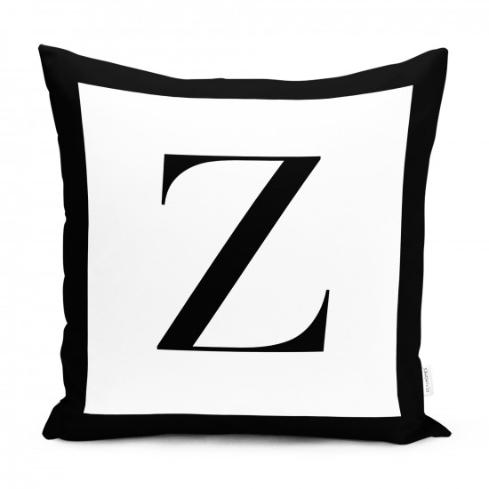 Декоративна арт калъфка за възглавница буква - Z от StyleZone