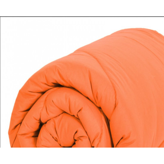 Едноцветна зимна олекотена завивка - ОРАНЖЕВА от StyleZone