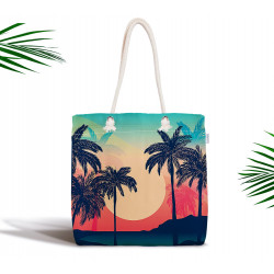 Арт плажна чанта - САНСЕТ от StyleZone