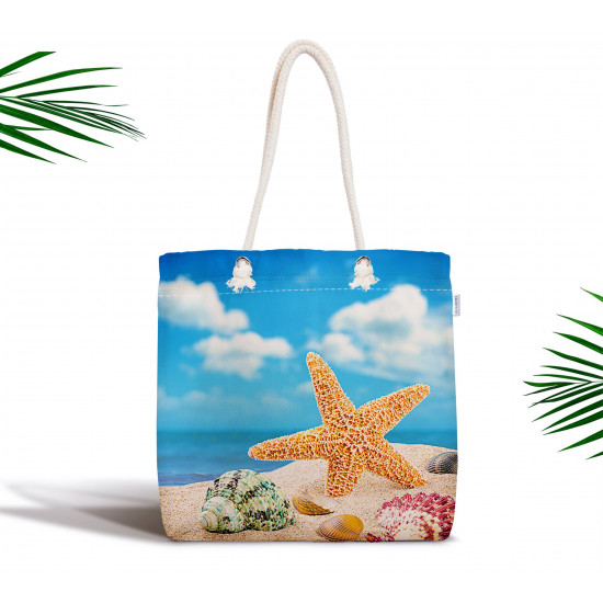 Арт плажна чанта - СКАЙ от StyleZone