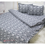 Българско спално бельо от 100% памук ранфорс - ПЕПЕРУДИ В СИВО от StyleZone