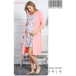 Нощница за бременни с халат 2 от StyleZone