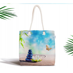 Арт плажна чанта - ЛОТУС от StyleZone
