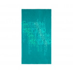 Луксозна плажна кърпа от 100% памук -Guy Laroche Velour Printed Petrol от StyleZone