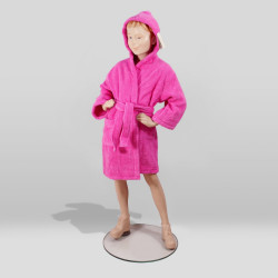 Детски халат за баня от 100% памук - РАЯ МИКРО РОЗОВ от StyleZone