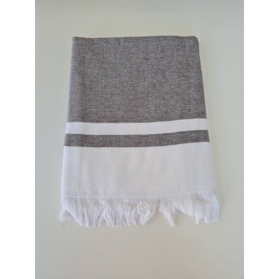 Лимитирана колекция бързосъхнеща плажна кърпа - БЕЖ/БЯЛО от StyleZone