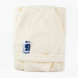 Халат за баня от висококачествен памук - БЕРЛИН ЕКРЮ от StyleZone