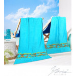 Викокачествена плажна хавлия от 100% памук - МОРСКИ МОТИВИ от StyleZone