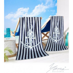 Викокачествена плажна хавлия от 100% памук - МОРСКО ЩАСТИЕ от StyleZone