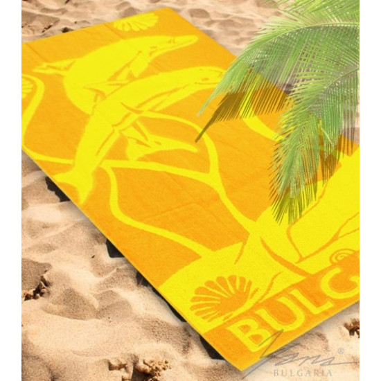 Викокачествена плажна хавлия от 100% памук -  ДЕЛФИН 2 от StyleZone