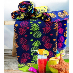 Викокачествена плажна хавлия от 100% памук -  АНАНАС 2 от StyleZone