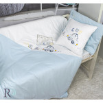 Бебешки спален комплект с подарък завивка - КОЛИЧКИ от StyleZone