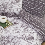 Луксозно спално бельо от 100% памук - ROZEN LILAC от StyleZone