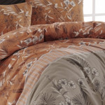 Луксозно спално бельо от 100% памук - BURRELL CARAMEL от StyleZone