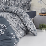 Луксозно спално бельо от 100% памук - BURRELL NAVY BLUE от StyleZone
