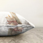 Коледна декоративна възглавница с цип - КОЛЕДНА СВЕЩ от StyleZone