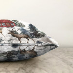 Коледна декоративна възглавница с цип - КОЛЕДЕН УЮТ от StyleZone