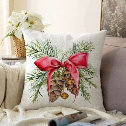 Коледна декоративна възглавница с цип - КОЛЕДНО УКРАШЕНИЕ от StyleZone