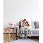Коледна декоративна възглавница с цип - КУЧЕНЦЕ от StyleZone