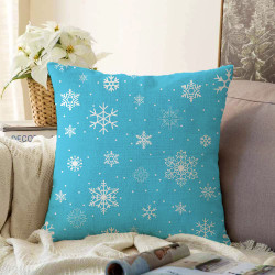 Коледна декоративна калъфка за възглавница - СНЕЖИНКИ от StyleZone