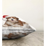 Коледна декоративна калъфка за възглавница - КУЧЕНЦЕ от StyleZone