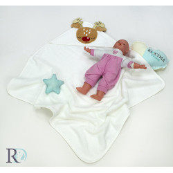 Хавлиена кърпа за бебе с качулка - ЕЛЕНЧЕ от StyleZone