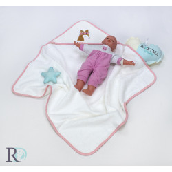 Хавлиена кърпа за бебе с качулка - СЪРНИЧКА от StyleZone