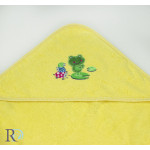 Хавлиена кърпа за бебе с качулка - ЖЪЛТО от StyleZone