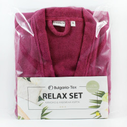 Сет релакс с кимоно и хавлиена кърпа - МАЛИНА от StyleZone