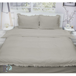 Спален комплект от органичен памук - БРИАНА БЕЖОВО от StyleZone