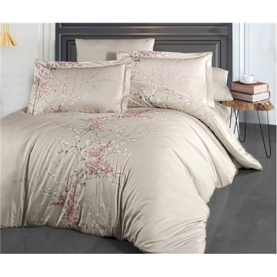 Луксозно спално бельо от сатениран памук - WISTERIA POWDER от StyleZone