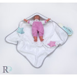 Хавлиена кърпа за бебе - АГЪНЦЕ БЕЖ от StyleZone