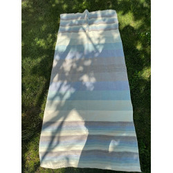 Плажна кърпа от 100% памук - СИНЬО РАЙЕ от StyleZone