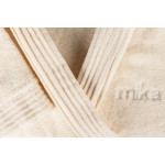 Луксозен халат за баня MIKA - ЕКРЮ от StyleZone