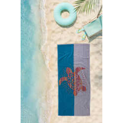 Висококачествена плажна хавлия от 100% памук - КУСТЕНУРКА от StyleZone