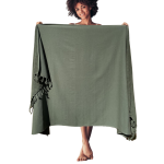 Лимитирана колекция бързосъхнеща плажна кърпа - ТЪМНО ЗЕЛЕНА от StyleZone