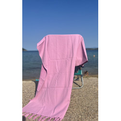Лимитирана колекция бързосъхнеща плажна кърпа - СВЕТЛО ЛИЛАВА